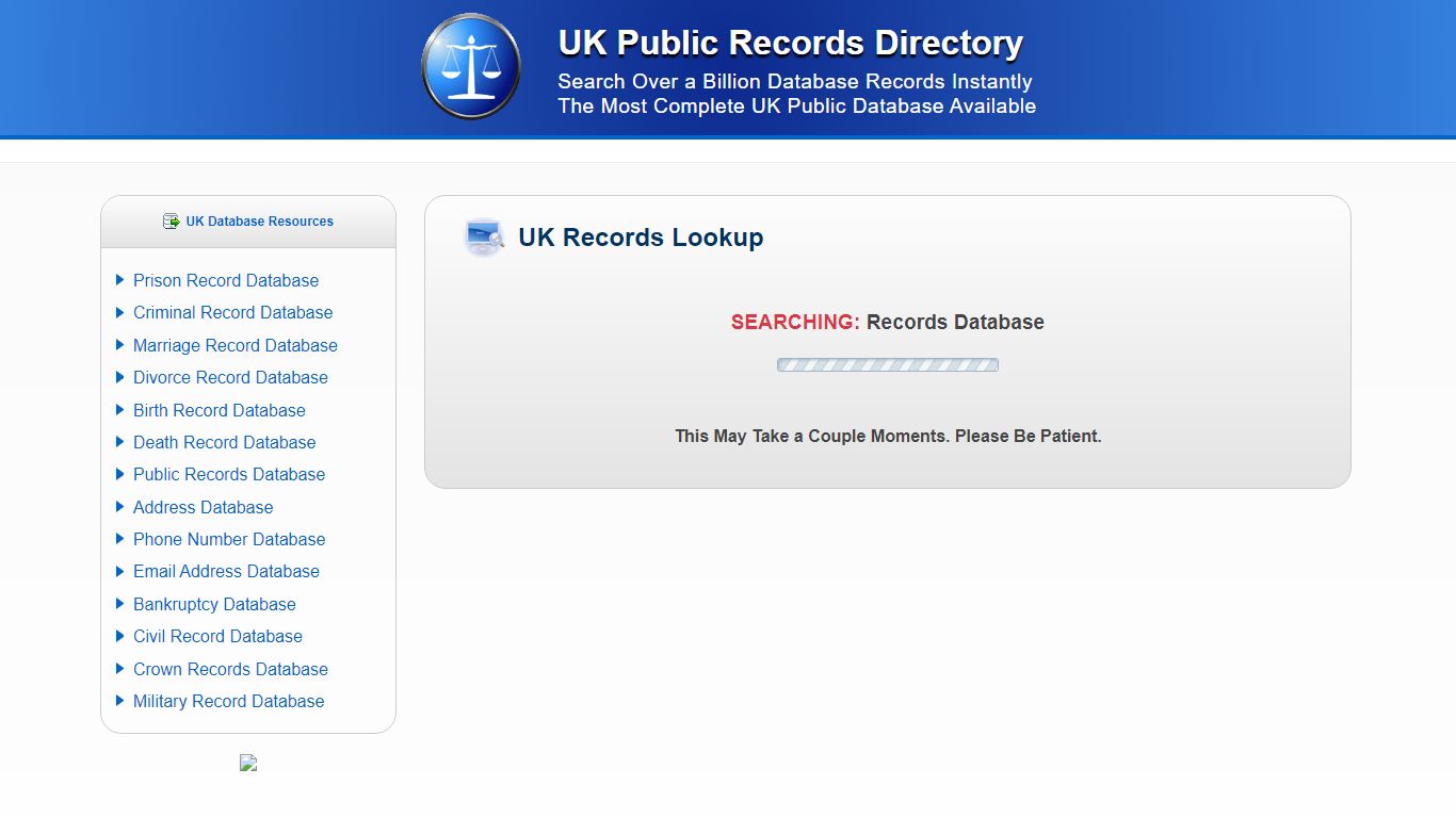 Records Lookup - UK Public Records Directory